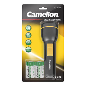 CAMELION FL1L2CB2R14P LED-taskulamppu keskikokoinen, sis. 2 x R14-paristot.