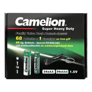 CAMELION Sinkkihiilisäästösarja AA+AAA 68 kpl sis. LED-avainvalon.jpg