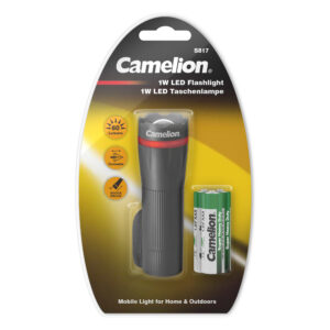 CAMELION S817-DB- 1 watin zoom-LED-muovinen taskulamppu