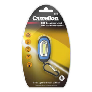 CAMELION S815-DB – COB-karabiinivalo / tukevalla karabiinikoukulla