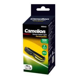 CAMELION RS922-CBH – 5+3 W:n LED-sensorivalaisin, ladattava